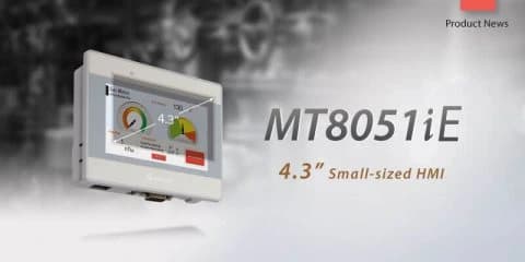 MT8051iE 4.3" Cel mai mic HMI