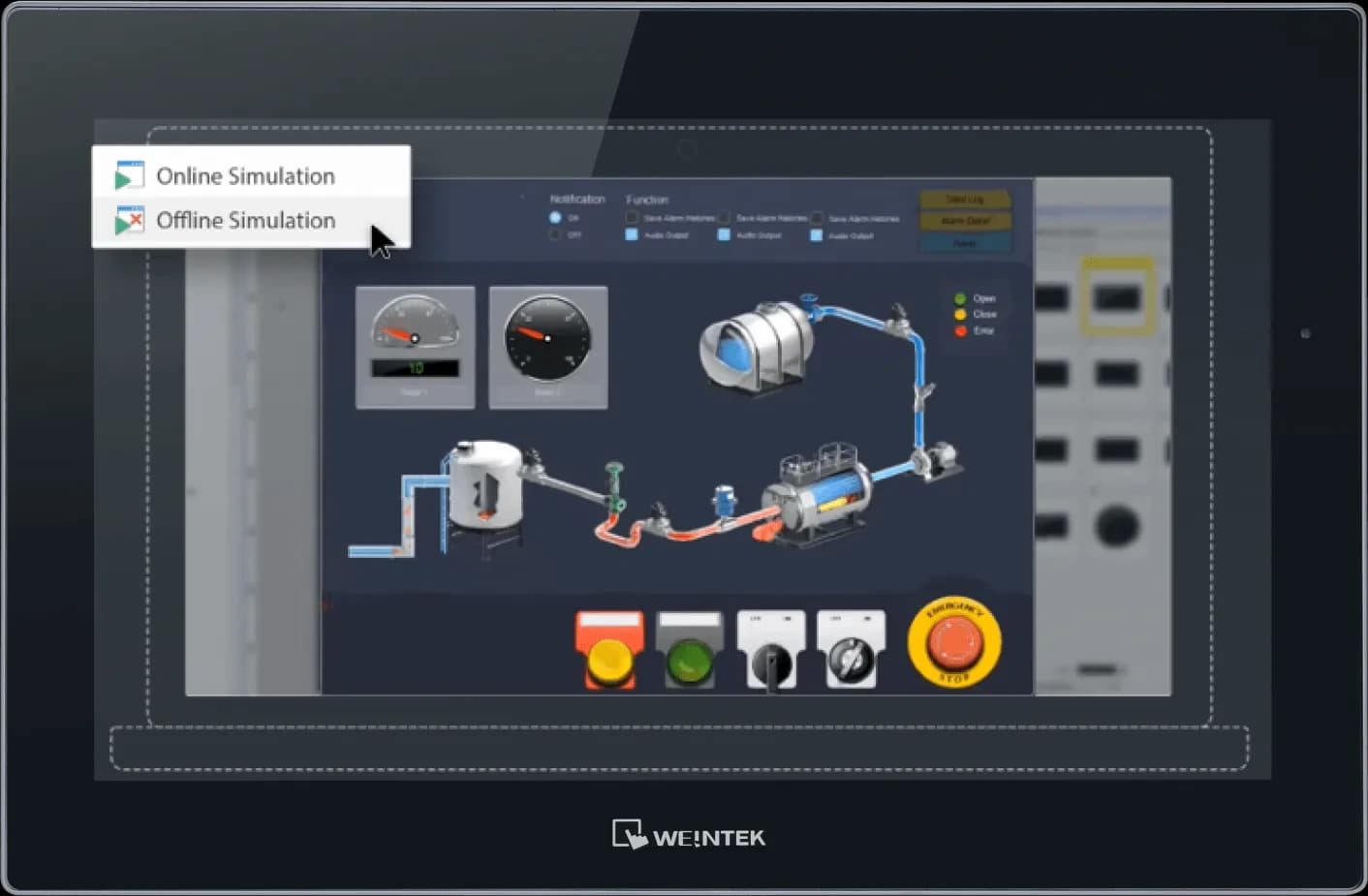 EasyBuilder Pro - funcționalitate 1
